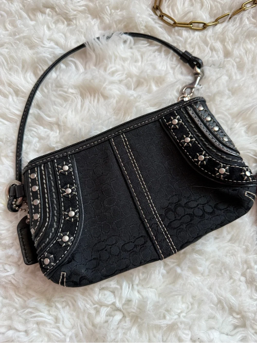 Coach & Madewell Black Wristlet and Burgundy Leather Purse Bundle